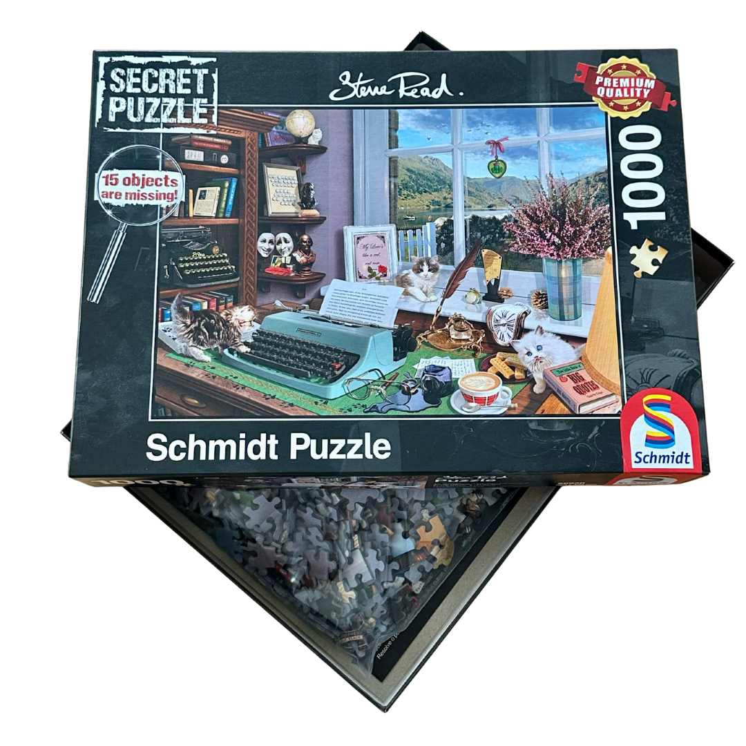 At the Writing Table (Secret Puzzle)