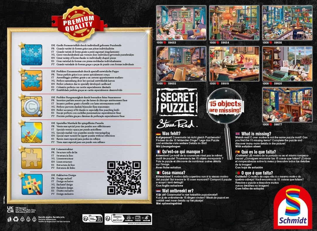 At the Writing Table (Secret Puzzle)
