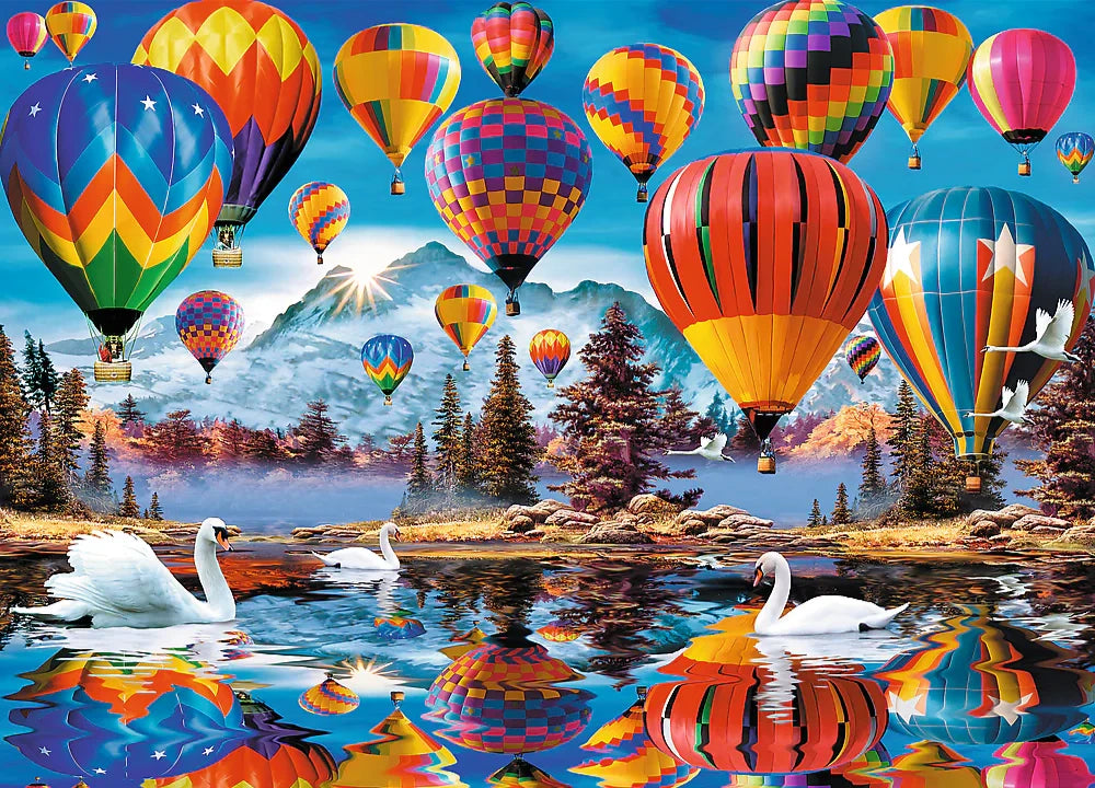 Colorful Balloons (wood)