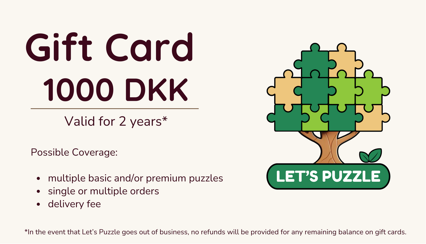 Let's Puzzle Gavekort