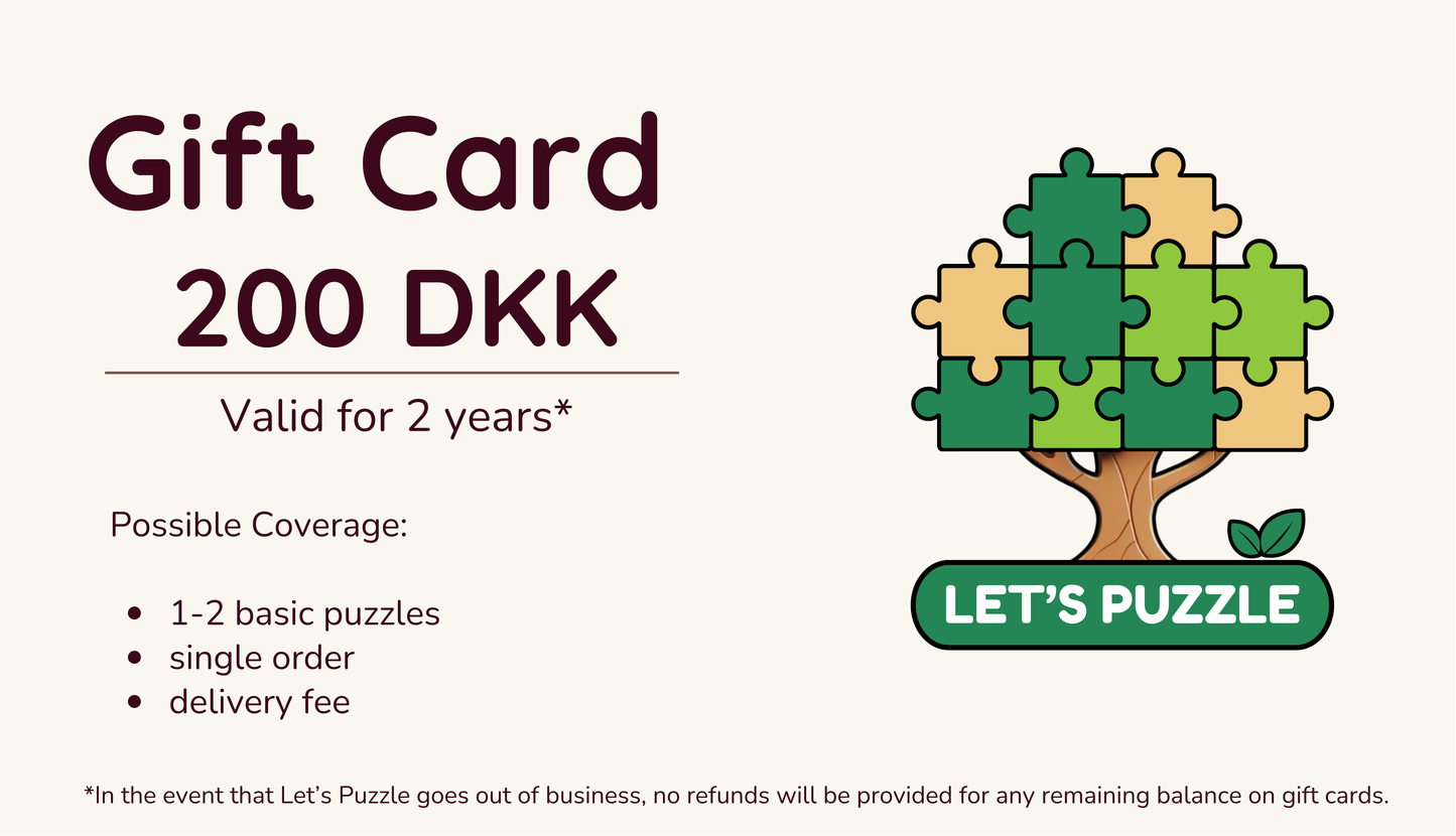 Let's Puzzle Gavekort