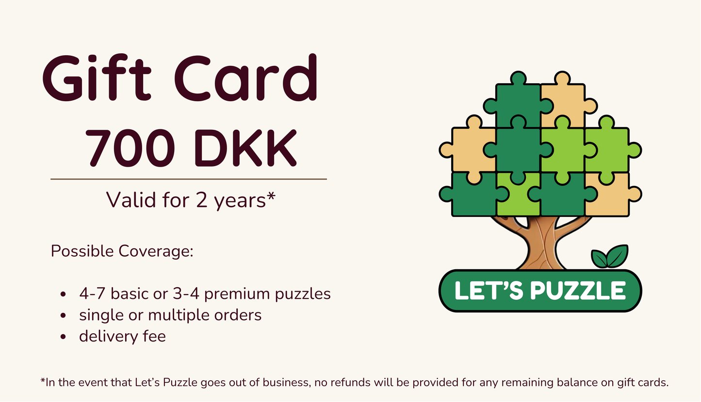 Let's Puzzle Gavekort