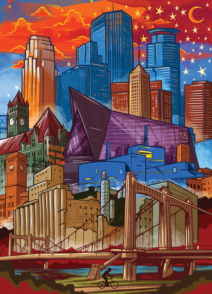 Moon Over Minneapolis Puzzle – Let's Puzzle