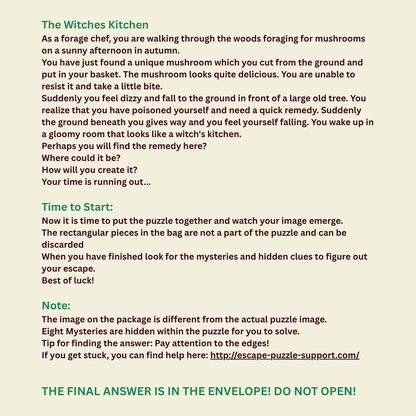 The Witches Kitchen (Escape Puzzle)